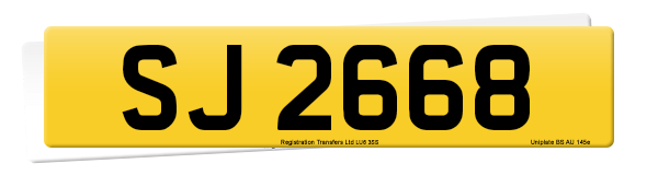 Registration number SJ 2668